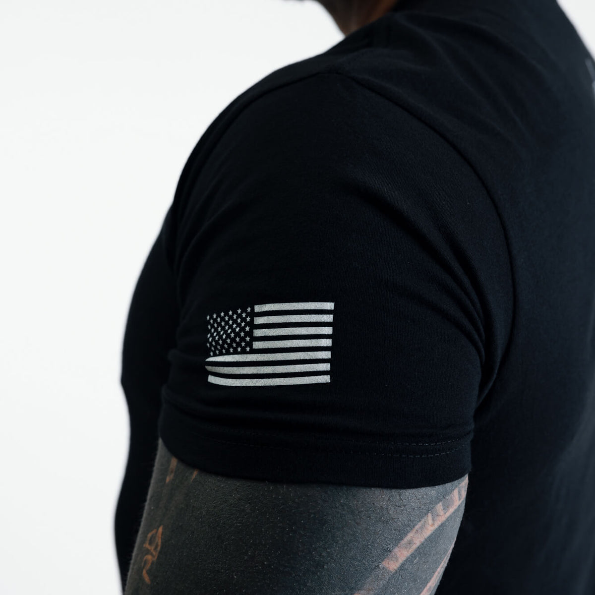 Machine Stamp Tee - Black
